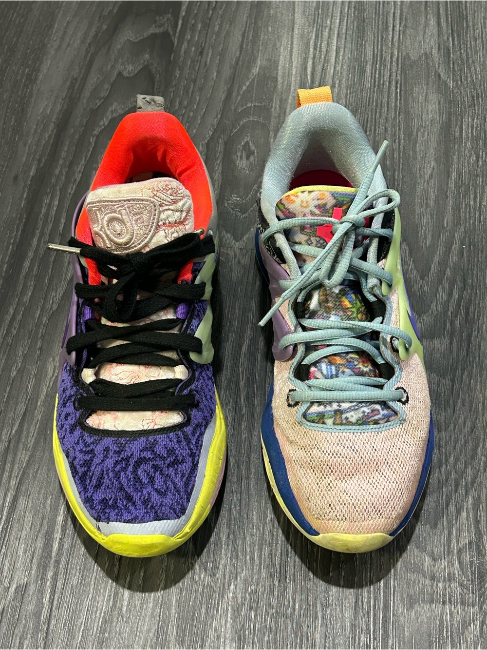 Nike KD 15 What The Multicolor Basketball Shoes Men 7.5 Women 9 Sneakers